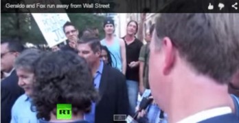 Geraldo Rivera at Occupy Wall Street