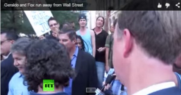Geraldo Rivera at Occupy Wall Street