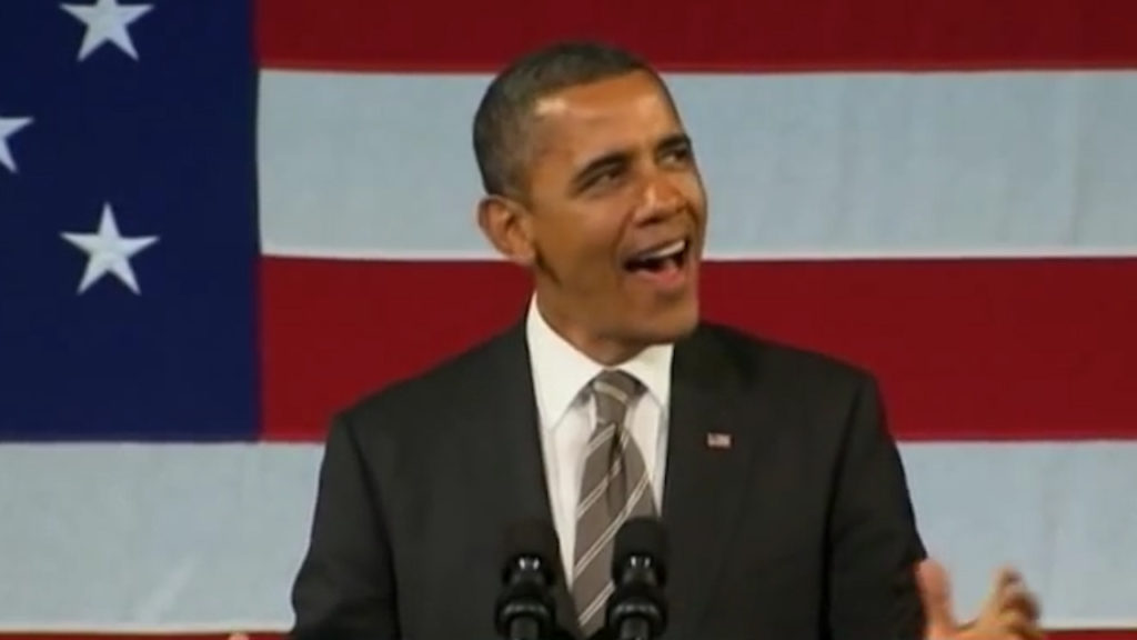 President Obama sings an Al Green Song