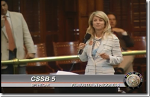 Wendy Davis Filibuster Abortion Bill SB 5 Senate Bill 5