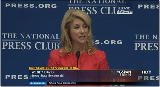 Wendy Davis At The National Press Club