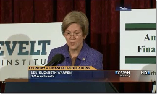 Elizabeth Warren 21st Century Glass Steagall
