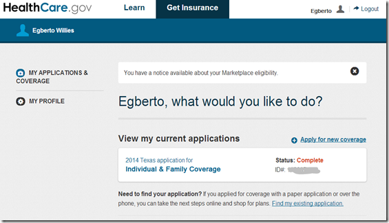 Healthcare.gov Insurance Obamacare ACA Affordable Care Act