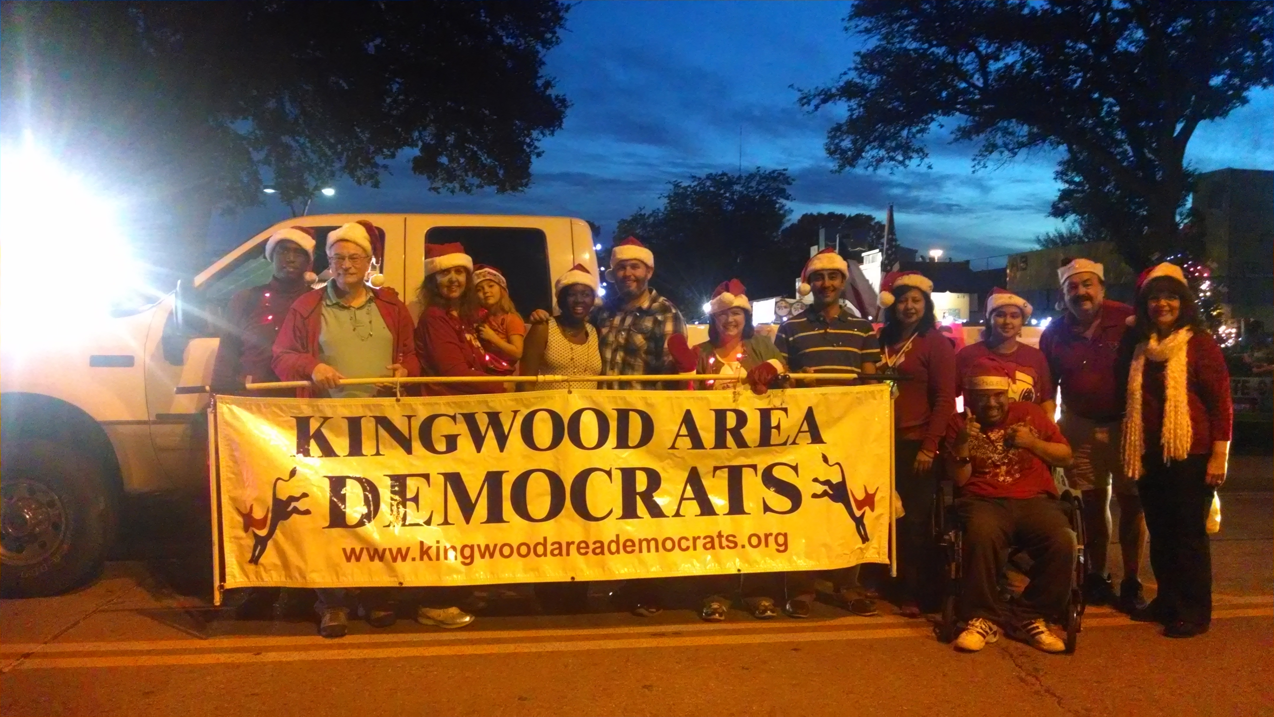 Kingwood Area Democrat Humble Parade Of Lights