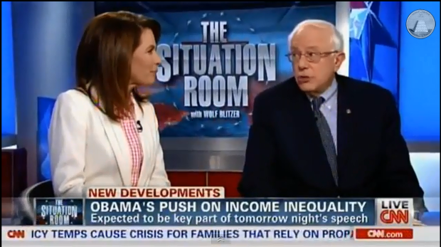 Michele Bachmann Bernie Sanders Income Inequality