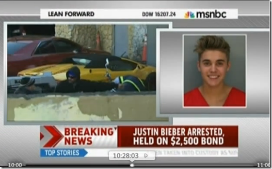 Justin Bieber Arrested