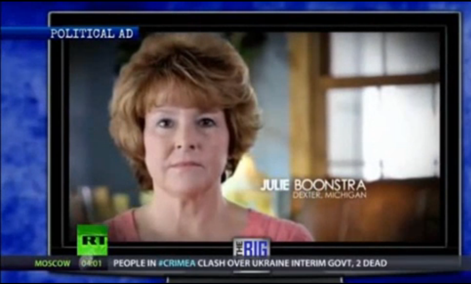 Koch Brothers Julie Boonstra Americans For Prosperity Obamacare Ad