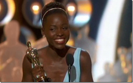 Lupita Nyong'o Best Supporting Actress Oscar Award