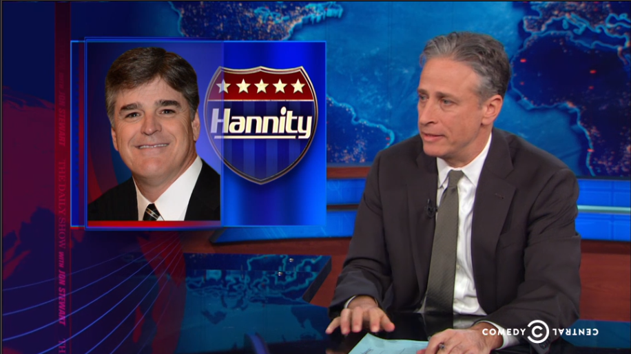 Jon Stewart Sean Hannity The Arbys of News