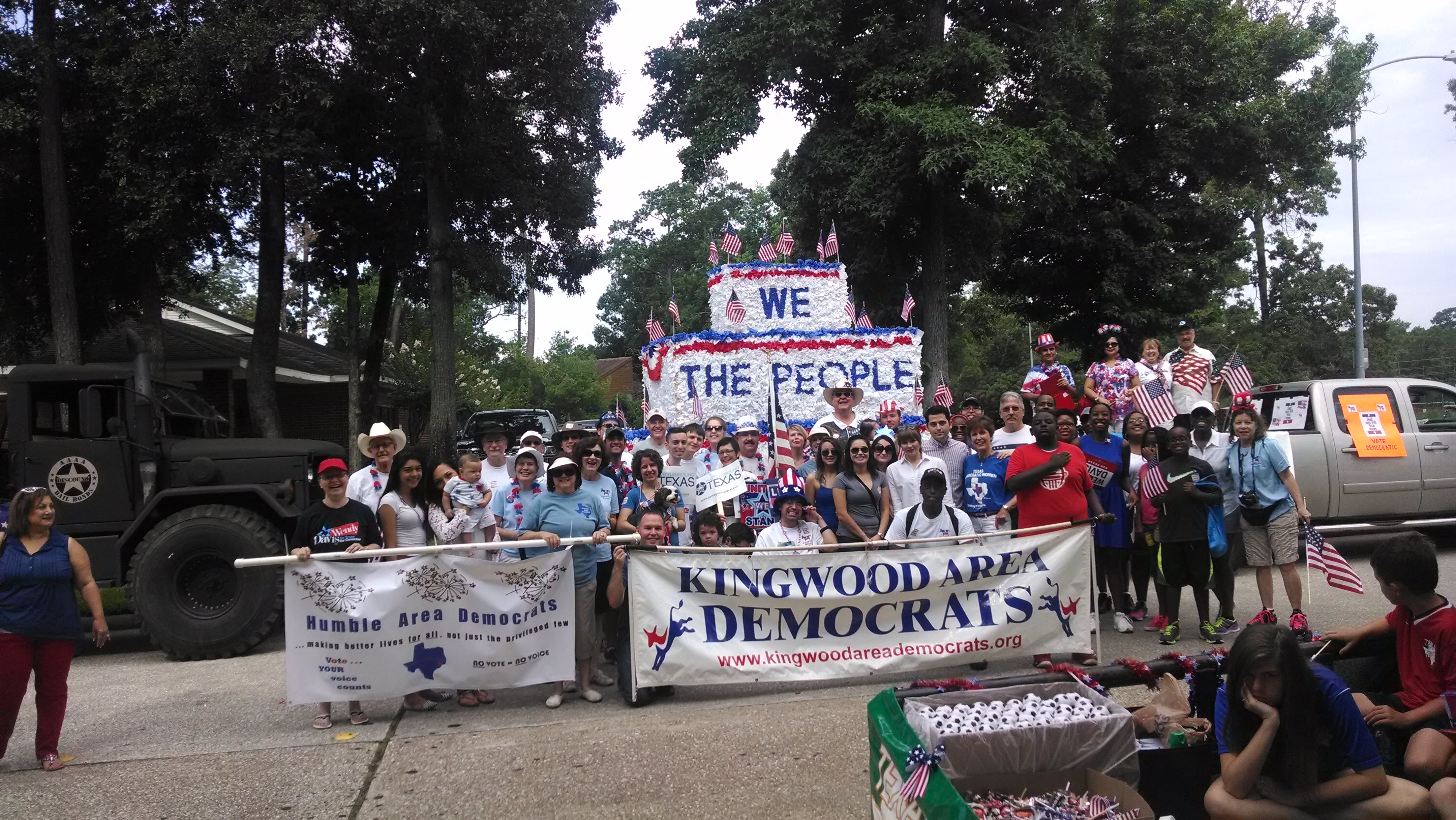 Kingwood Area Democrats 4th of July Parade