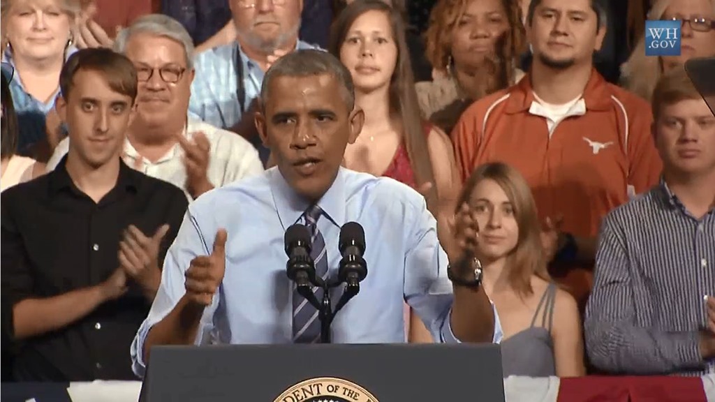 President Obama Speech on The Economy In Austin Texas