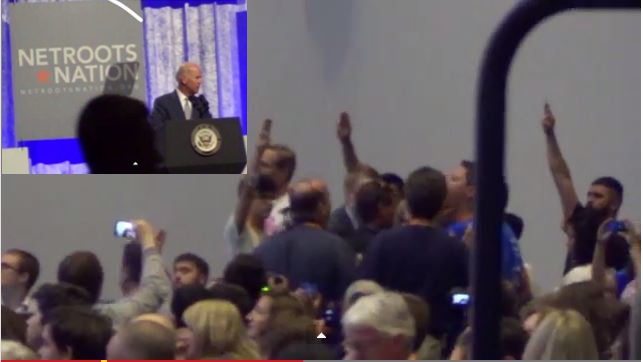 Vice President (Job Title),Joe Biden,Netroots Naton 2014,#NN14,NN14,Heckled,Stop Deporting Our families,Deportation,Immigration