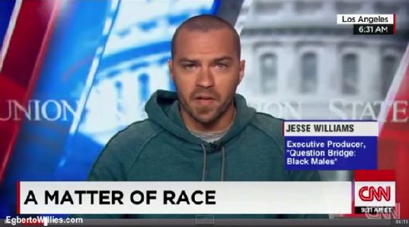 Actor Jesse Williams gets real on CNN with Candy Crowley about the dehumanization of black men.