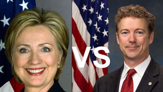 Hillary Clinton vs Rand Paul