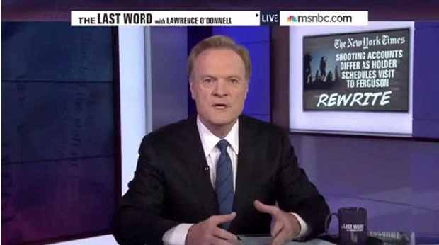 Lawrence O'Donnell, New York Times, Michael Brown, Darren Williams