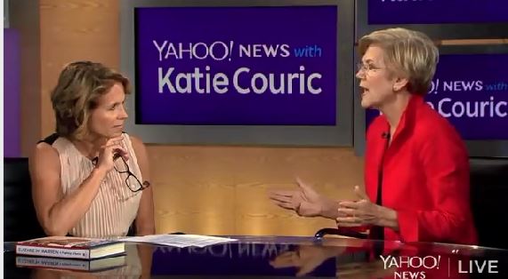 Elizabeth Warren Katie Couric on Eric Cantor Wall Street