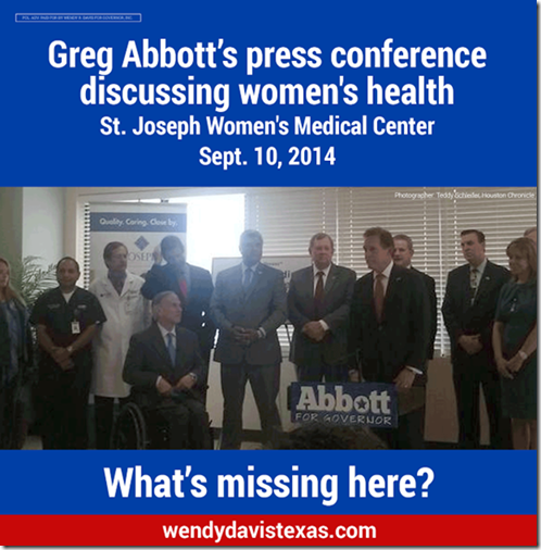Wendy Davis Greg Abbott Women Health