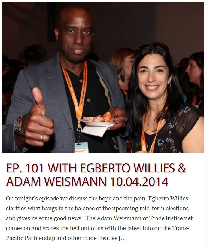 The Julianna Forlano Show Episode 101 with Egberto Willies & Adam Weisman VIDEO 2014 10 04