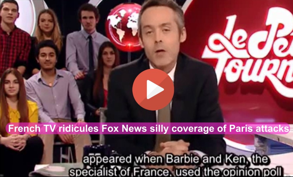 French TV make fun of Fox News claims of 'Muslim no-go zones'