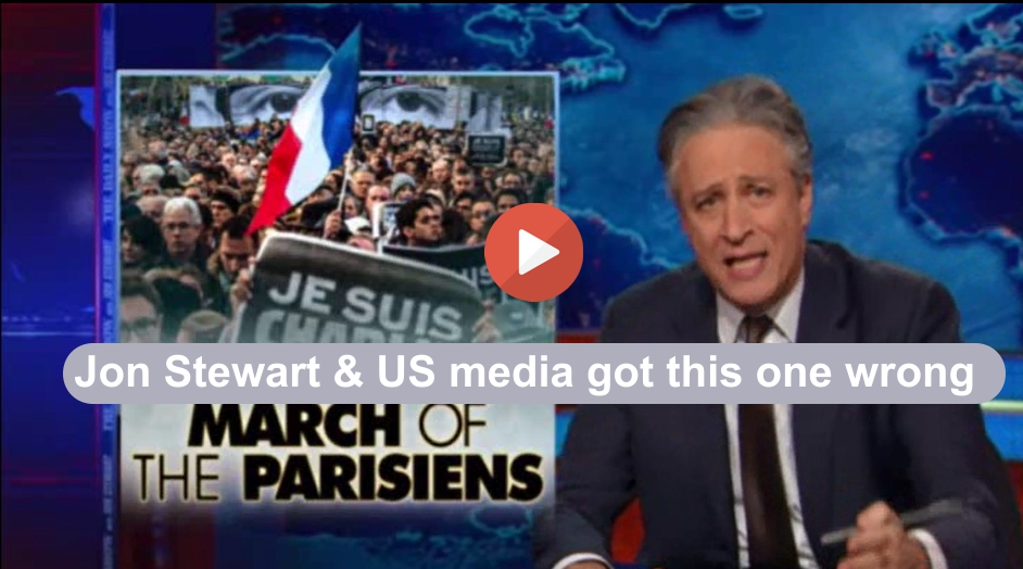 Jon Stewart and US Media got it wrong