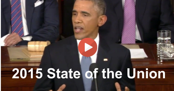 President Obama State of the Union #SOTU
