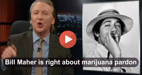 Bill Maher gives compelling reason why Obama should pardon prisoners doing time for smoking marijuana