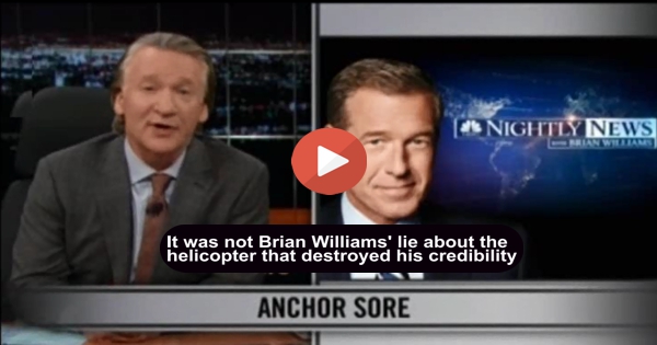 Bill Maher slams Brian Williams and all evening news because ...