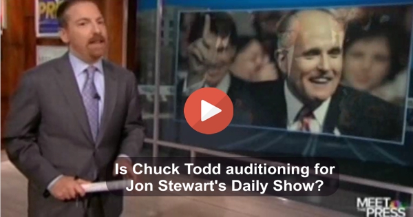 Chuck Todd channels Jon Stewart as he slammed media, GOP, and Rudy Giuliani over Obama attacks