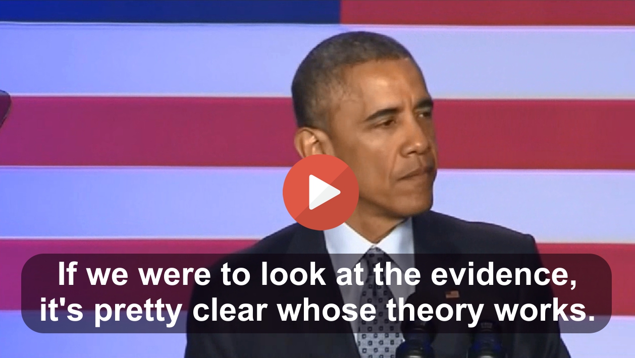 Obama calls out Republicans for being wrong about his successful policies