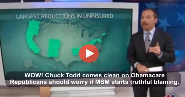 Chuck Todd comes clean on Obamacare and exposes failed Republican governance