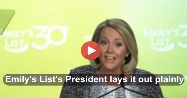 Emily's List President eviscerates Republican bad deeds as they honor Hillary Clinton