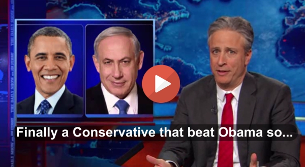 Jon Stewart points out a very bad lesson learned from Netanyahu's win