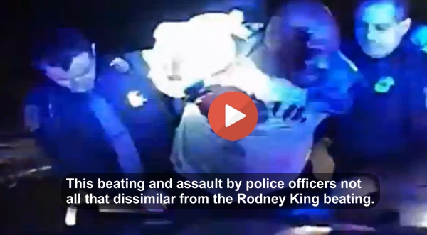 Yet another brutal attack by police on an innocent Black man Floyed Dent