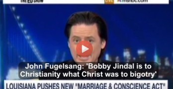John Fugelsang Bobby Jindal bigotry