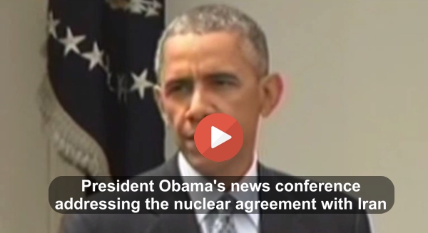 President Obama news conference on Iran nuclear deal