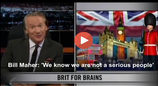 Bill Maher explains why the British accent is dangerous 3
