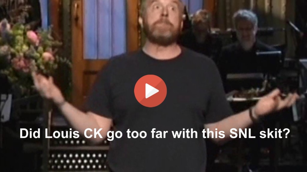 Did Louis C.K. go over the line with this Saturday Night Live joke