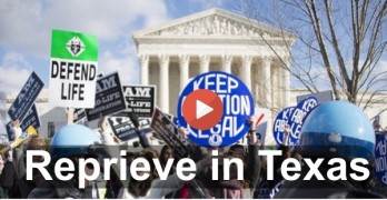 Abortion reprieve in Texas