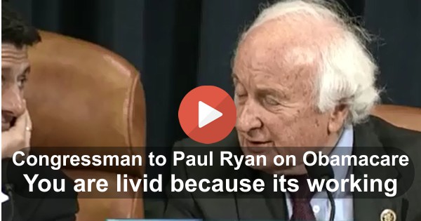Congressman tongue lashed Paul Ryan for another silly Obamacare hearing