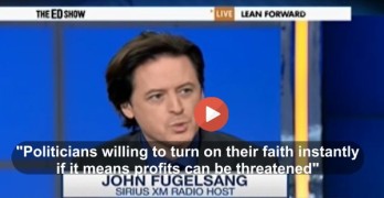John Fugelsang slams Rick Santorum for climate change denial for profit