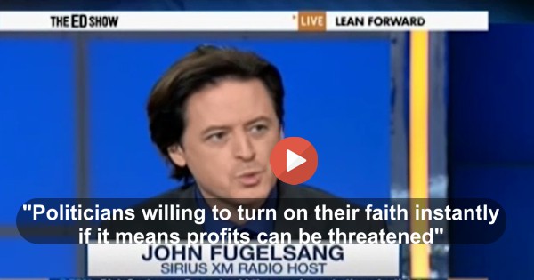 John Fugelsang slams Rick Santorum for climate change denial for profit