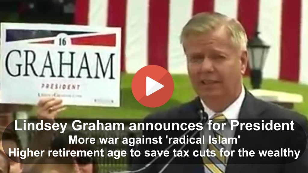 Senator Lindsey Graham Presidential Campaign Announcement