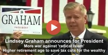 Senator Lindsey Graham Presidential Campaign Announcement