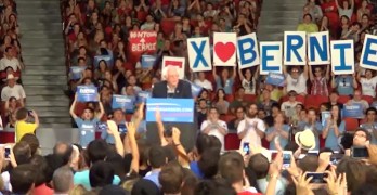 Bernie Sanders in Houston, Texas