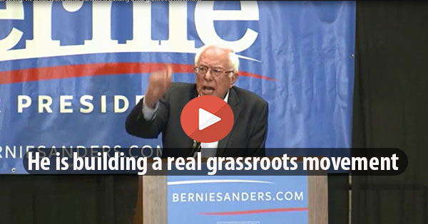 Bernie Sanders is building a real grassroots movement