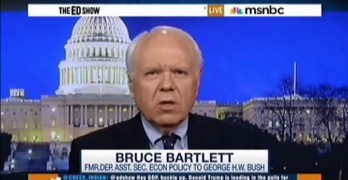 GOP pundit Bruce Bartlett believes Donald Trump will make the Republican Party sane again.