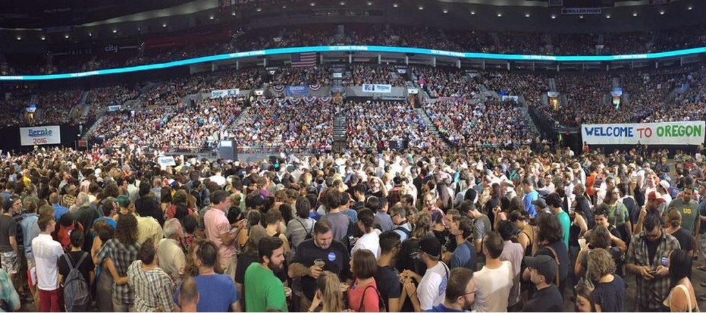 Bernie Sanders, Portland Oregon Black Lives Matter