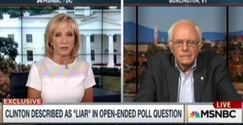 Bernie Sanders refuse to play silly media game in Andrea Mitchell interview