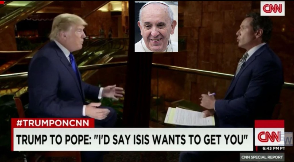 Donald Trump would put the fear of ISIS in Pope for his critiques of capitalism 2