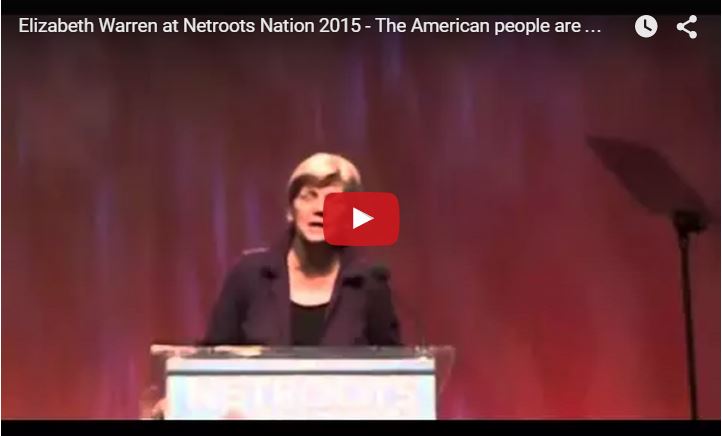 Elizabeth Warren at Netroots Nation 2015